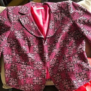 Talbots brocade jacket size medium petite